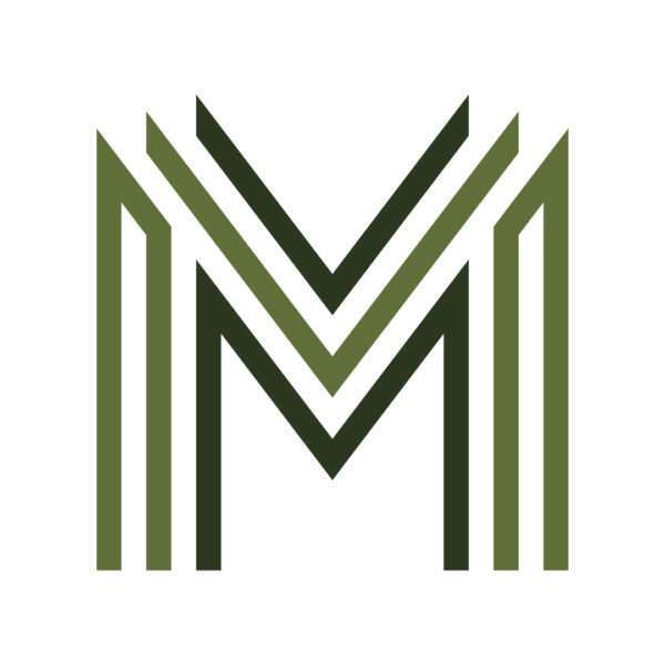 Modern Minimalist M Letter Logo Design