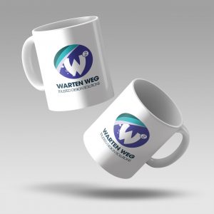 Variety Realistic Coffee Cup Mockups Two White Ceramic Coffee Cup Mockup